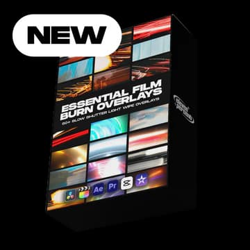 Essential Film Burn & Slow Shutter Transition Overlay Pack